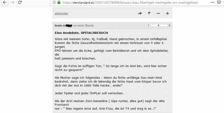 #hassimnetz - "Standard"-Forum — Bild: screnshot Standard-Forum