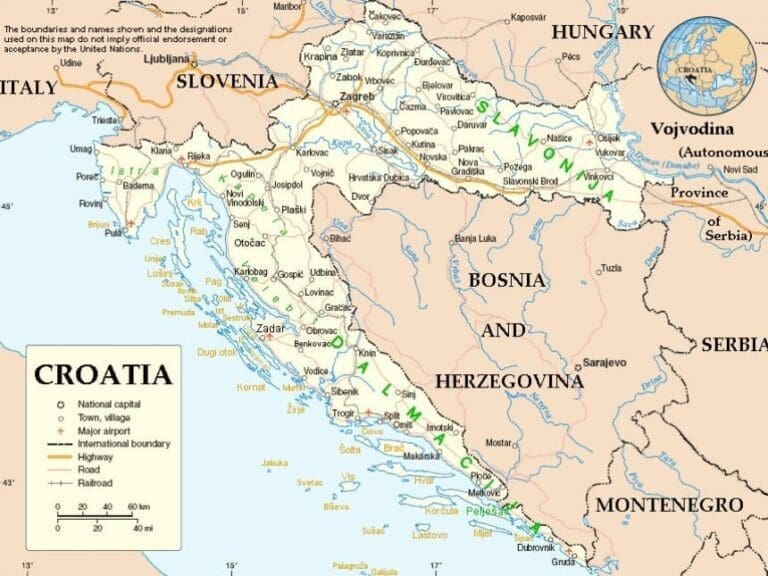 Neuer Migrantenansturm auf Kroatien erwartet — Bild: United Nations Cartographic Section/Imbris / Wikimedia (PD)