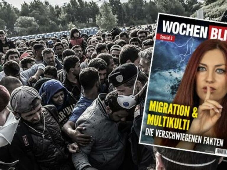 “Wochenblick”-Spezialmagazin: “Migration & Multikulti – Die verschwiegenen Fakten” — Bild: Reporter / Bildkomposition "Wochenblick"