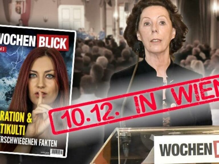 “Wochenblick” kommt nach Wien: Diskussion zum Migrationsproblem am 10. Dezember — Bild: Cityfoto.at / Bildkomposition "Wochenblick"