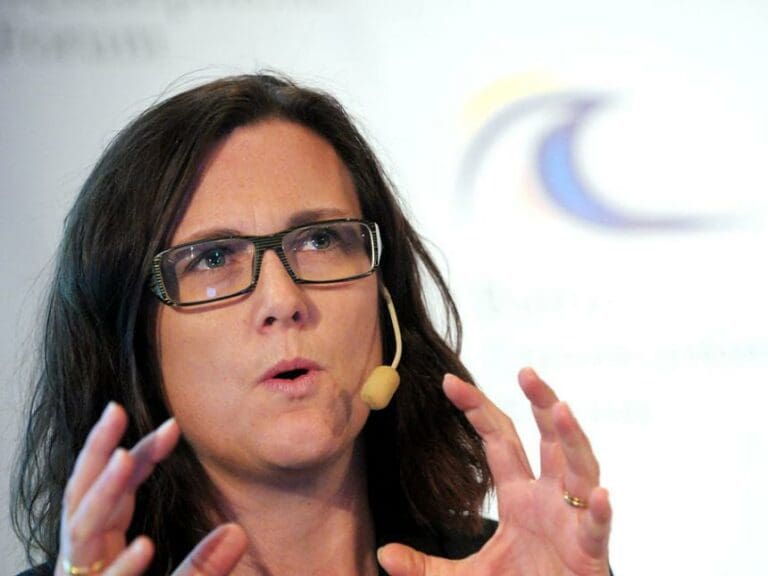 Handels-Kommissarin Cecilia Malmström pfeift auf nationale Parlamente.