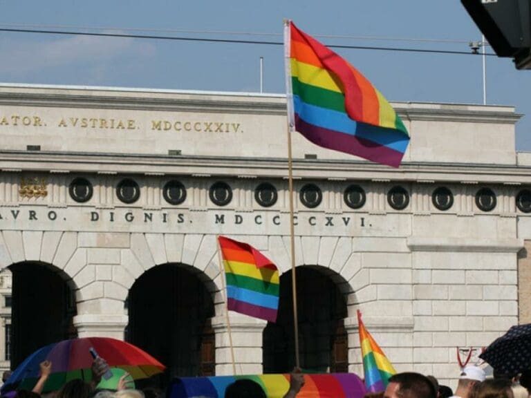Österreich und sein Regenbogenkanzler — Bild: Jörg / flickr.com (CC BY-SA 2.0)