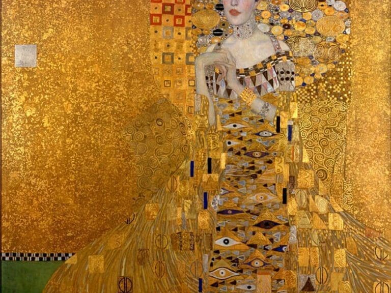 Conchita Wurst wird in Klimt-Bild gesetzt — Bild: DIRECTMEDIA / wikimedia (public domain)