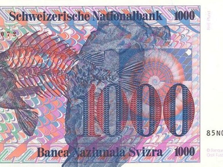 1.000-Franknoten als Anlegerhit — Bild: Schutz / Wikimedia (PD)
