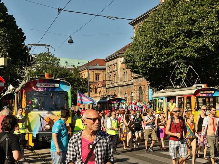 SPÖ-Homos für Regenbogenstiftung — Bild: darkweasel94/Wikimedia(CC BY 3.0 AT)