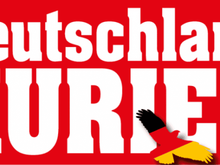 Mainstream-Medien gehen auf Angriff: Berliner-Kurier-Verlag klagt Deutschland Kurier wegen ähnlichem Logo — Bild: Logo Deutschland Kurier