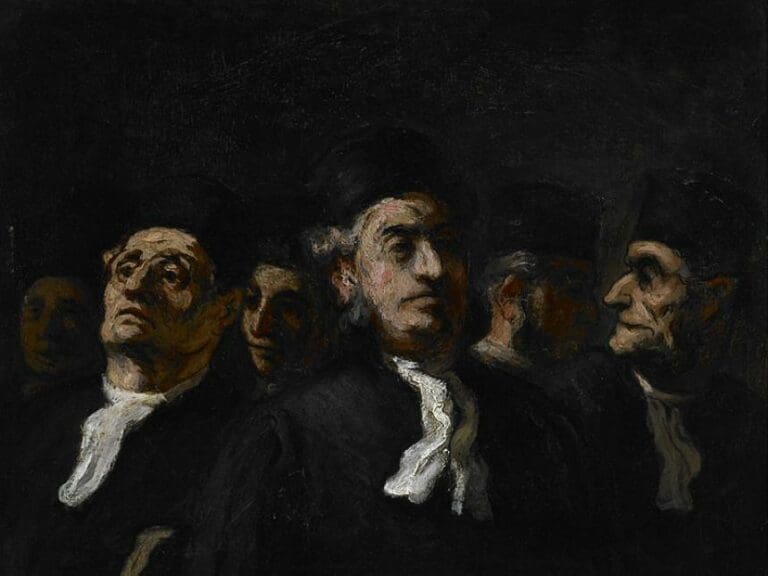 Anwalt Zanger will VdB als Präsidenten einklagen — Bild: Honoré Daumier (Bild im Museum of Fine Arts, Houston) / Wikimedia (gemeinfrei)