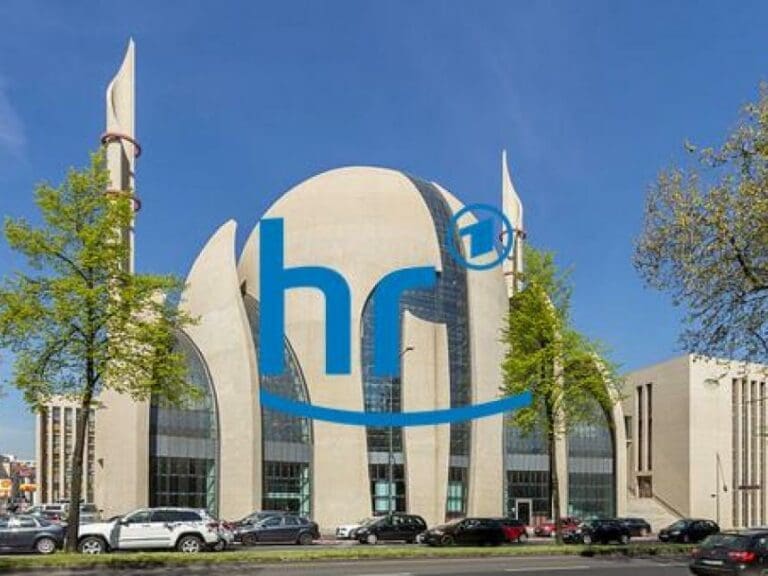 DITIB nun auch im Hessischen Rundfunk — Bild: Hessischer Rundfunk / Wikimedia gemeinfrei bzw. Raimond Spekking / Wikimedia CC BY-SA 4.0 - Montage: unzensuriert.de