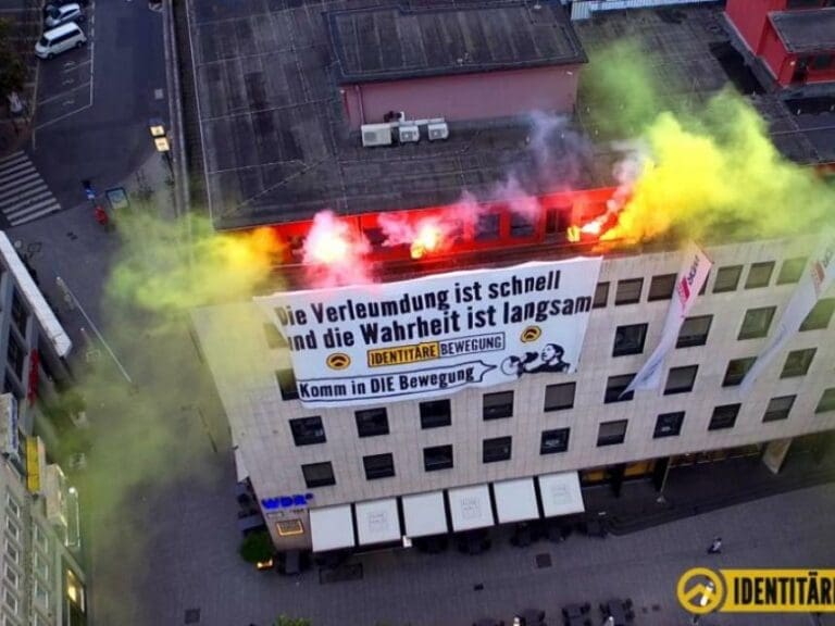 Identitäre besetzten WDR-Funkhaus — Bild: Identitäre Köln