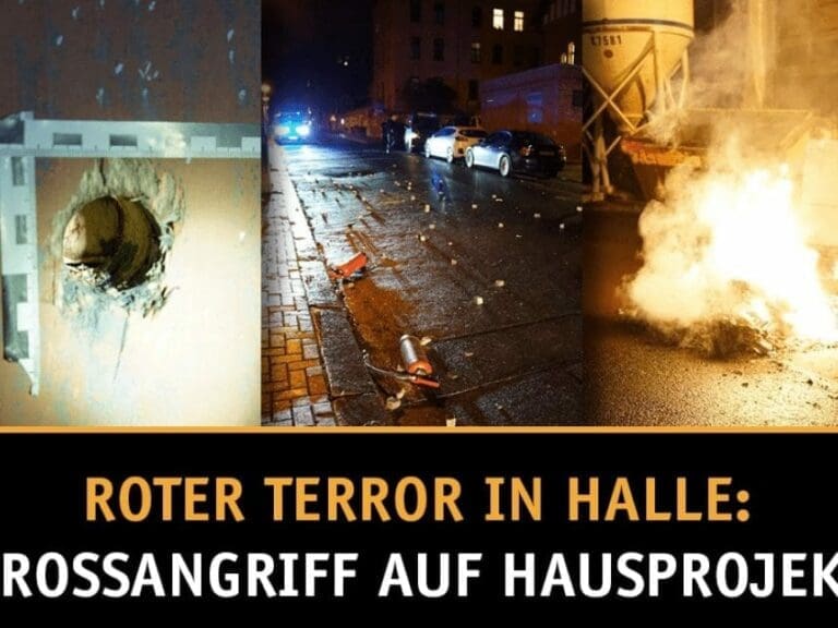 Linksradikaler Anschlag auf Patrioten-Haus — Bild: Ein Prozent