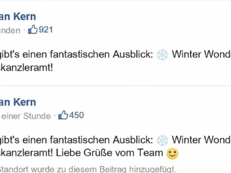 Krankenbett statt "Winter Wonderland" für Kern — Bild: Christian Kern / Facebook