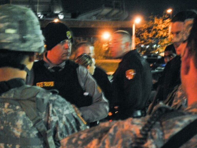 USA: Baltimore im Kriegszustand — Bild: Maryland National Guard / flickr (CC BY-ND 2.0)