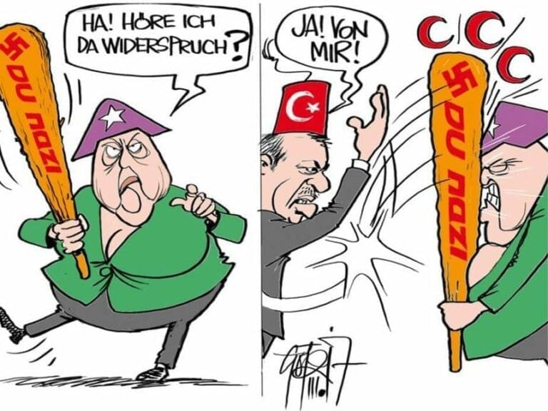 Erdogan hat Merkel Nazikeule entrissen — Bild: Götz Wiedenroth