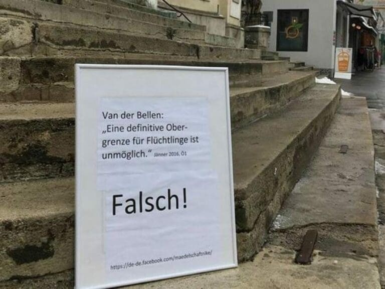 Gelungener Aktionismus der Mädelschaft Nike — Bild: Mädelschaft Nike / Facebook