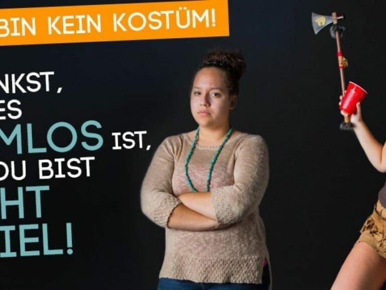 No-Go-Kostüme im Karneval — Bild: Öffentlichkeit gegen Gewalt e.V. / Plakat 5
