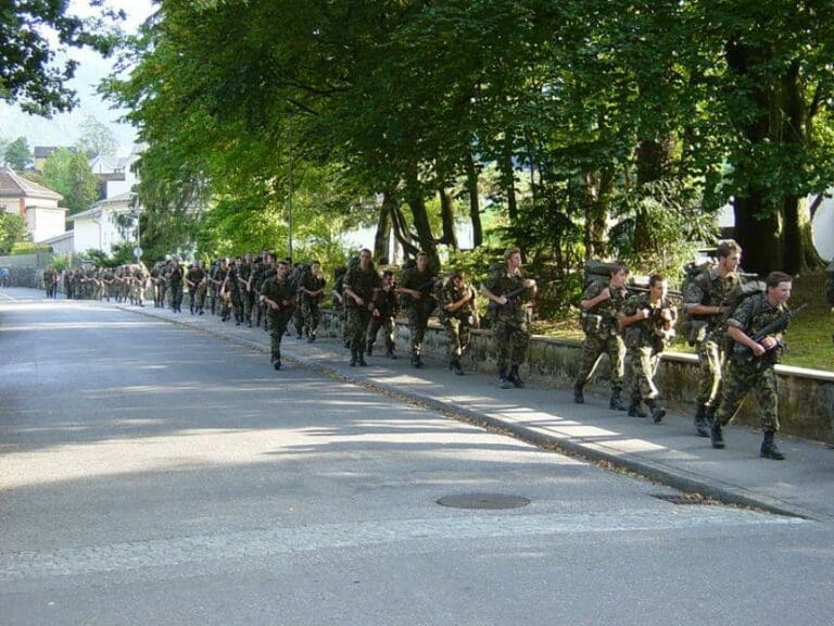 Militärübung: Schweizer proben für den EU-Zerfall — Bild: Fcb981/Wikimedia (CC BY-SA 3.0)