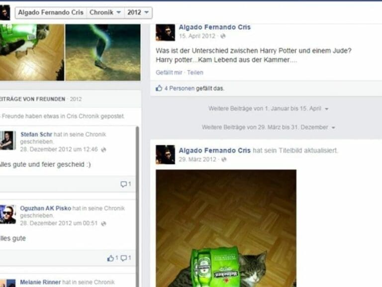 Ausländer terrorisieren Sportler im Park — Bild: Screenshot Algado Fernando Cris / Facebook