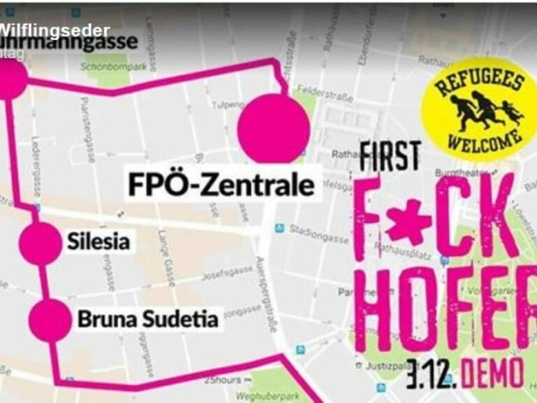 Linksextreme: Wieder Aufmarsch gegen Hofer — Bild: Screenshot Facebook