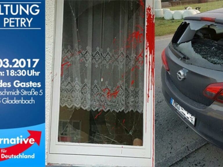 Linksextreme Angriffe nach AfD-Veranstaltung — Bild: Fotocollage: Fotos: AfD