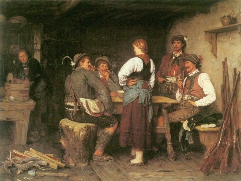 Roland Girtler über Wilderer & Vagabunden — Bild: Franz Defregger / wikimedia (gemeinfrei)
