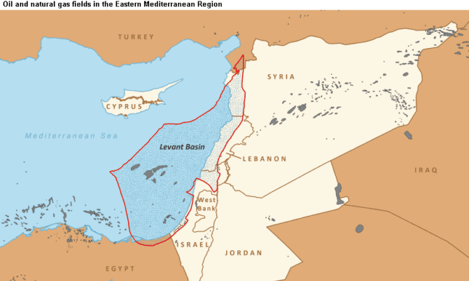 Leviathan Erdgasfelder Israel