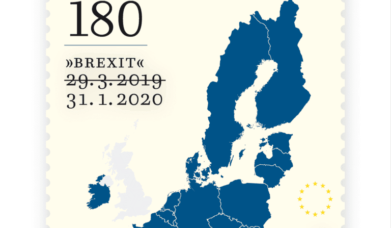 Neue Briefmarke mit Anti-"Brexit"-Propaganda  — Österreichische Post