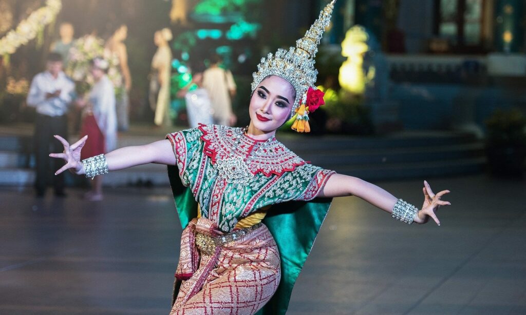 Asiatische Tänzerin