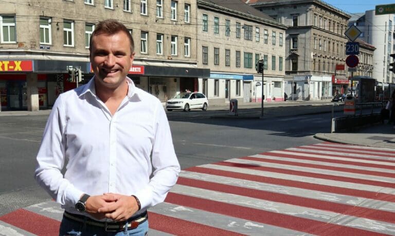 Christian Schuch / rot-weiß-roter Zebrastreifen — Z.V.g.