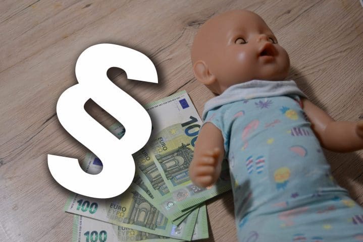 Kindergeld Justiz Euroscheine