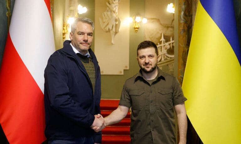 Karl Nehammer / Wolodymyr Selenskyj — Dragan Tatic / BKA