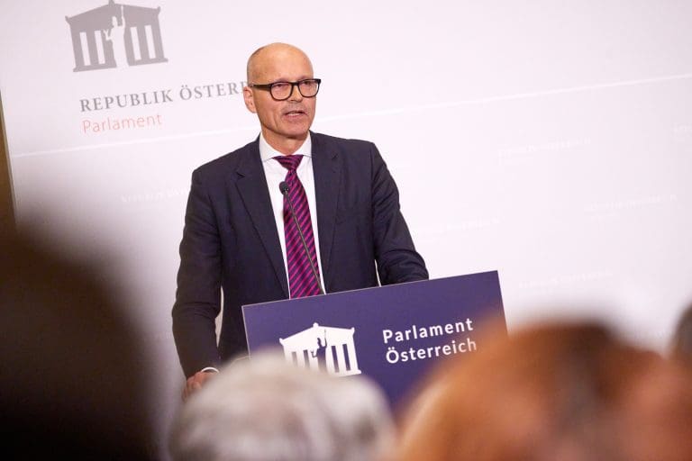 Vortrag von Nationalratsabgeordneter Harald Stefan (FPÖ) — Parlamentsdirektion / Thomas Topf