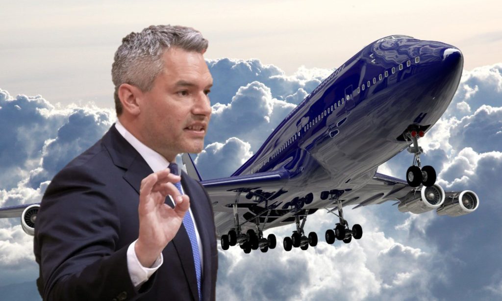 Karl Nehammer und Boeing