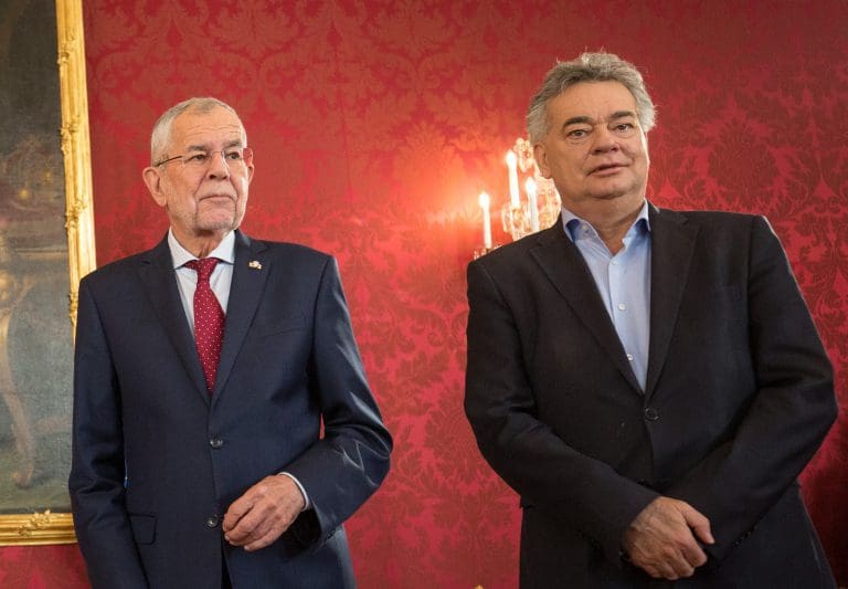 Van der Bellen und Werner Kogler — Peter Lechner/HBF