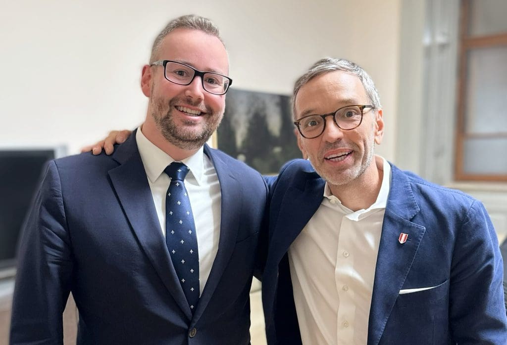 Sebastian Münzenmaier und Herbert Kickl