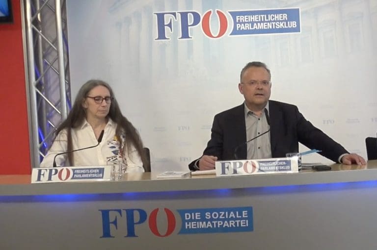 Gerald Hauser, Gabriele Buxbaum, PK — unzensuriert