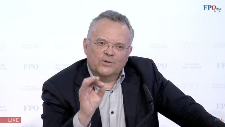 Gerald Hauser — Screenshot / FPÖ TV