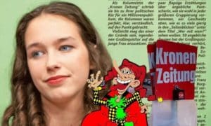 Lena Schilling und Kronen Zeitung