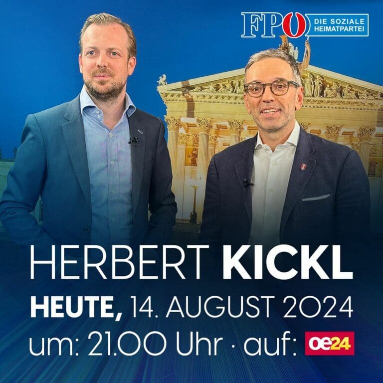 Herbert Kickl und Niki Fellner — FPÖ