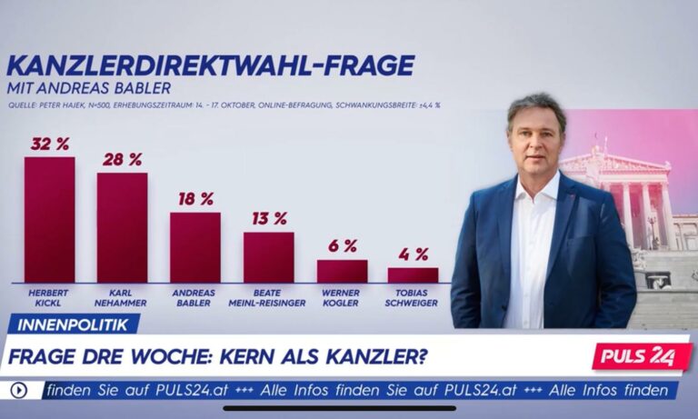 Screenhot / Puls24, Umfrage — Screenhot / Puls24
