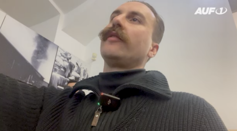 Philipp Huemer, AUF1 — Screenshot / AUF1