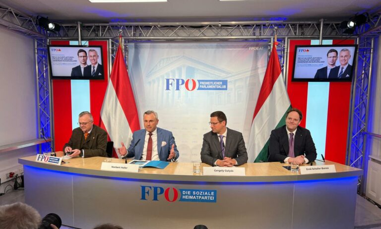 Norbert Hofer und Gulyás Gergely — FPÖ