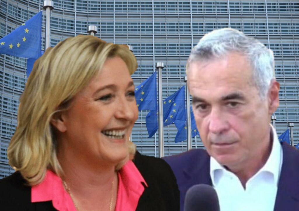 Le Pen, Georgescu, EU-Fahnen
