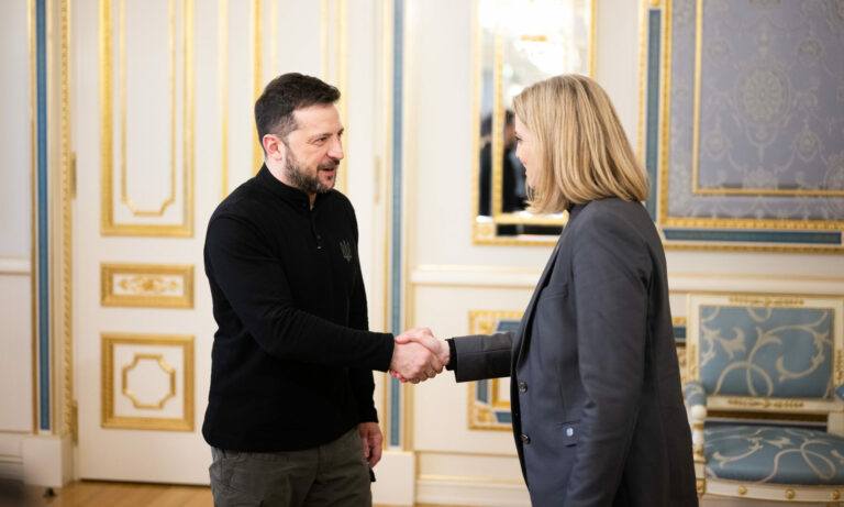 Meinl-Reisinger und Selenskyj