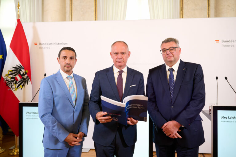 Dramatischer Anstieg von linksextremen und islamistischen Straftaten — BMI / Karl Schober