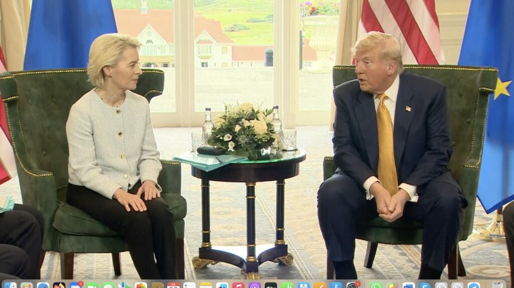Ursula von der Leyen und Donald Trump