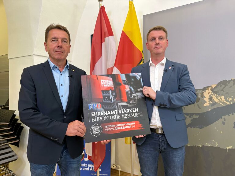 FPÖ will Bürokratieabbau für Freiwillige Feuerwehr — FPÖ Kärnten