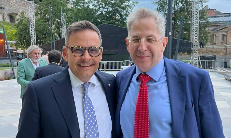 Gerald Grosz und Hans-Georg Maaßen — Screenshot / Facebook