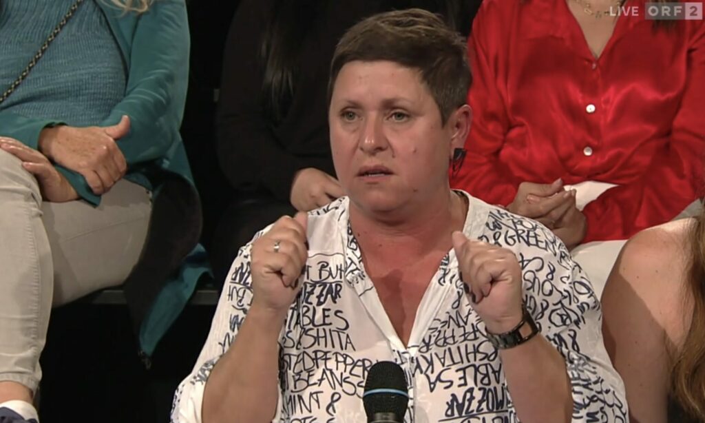 Frau bei Stöckl live