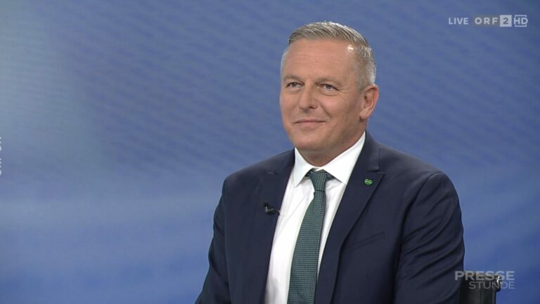 Mario Kunasek — Screenshot / ORF ON