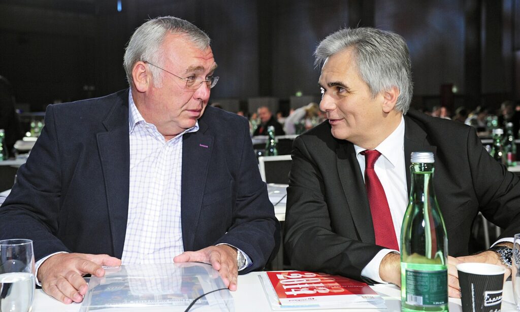 Alfred Gusenbauer und Werner Faymann